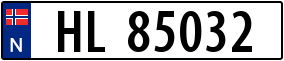 Truck License Plate